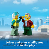 LEGO City Great Vehicles Rescue Helicopter Transport 60343  (215 piezas)