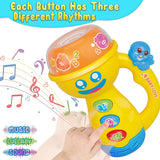 HISTOYE - Linterna musical para niños, juguetes para niños pequeños, proyector de luz nocturna - B096FS9G1Y