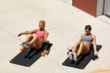 SPRI Colchoneta de ejercicios colgante, colchoneta de fitness y yoga para clases de fitness grupales, calidad de grado comercial con orificios reforzados.   56" L x 23" W x 3/8" (Black)