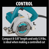 Makita 4100NHX1 Sierra para mampostería de 4-3/8", con hoja de diamante de 4" - DIGVICE MX