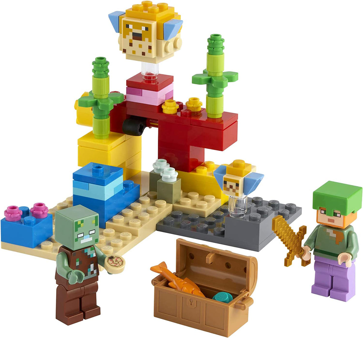LEGO Minecraft The Coral Reef 21164  (92 piezas)