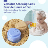 hahaland Vasos apilables Juguetes para bebés de 12 a 18 meses, Juguetes apilables de aprendizaje B08SQND4SV
