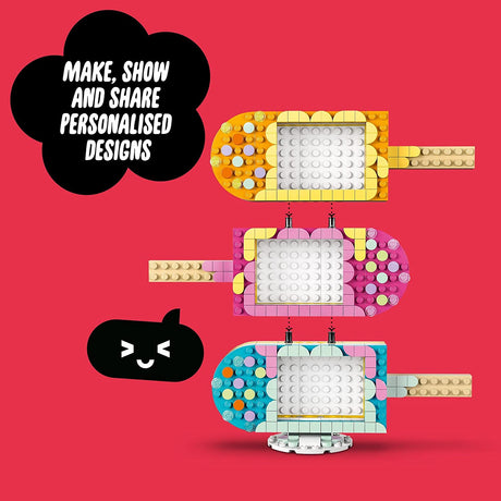 LEGO DOTS Ice Cream Marcos de fotos y pulsera 41956  (474 piezas)
