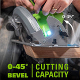 Sierra circular Greenworks de 7.25" sin escobillas de 24 V, la batería y el cargador se venden por separado - DIGVICE MX