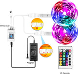 PHOPOLLO Tira de luces LED con Bluetooth de 65.6 pies, 5050 luces LED que cambian de color para dormitorio, decoración de cocina, control de aplicaciones y sincronización de música - DIGVICE MX