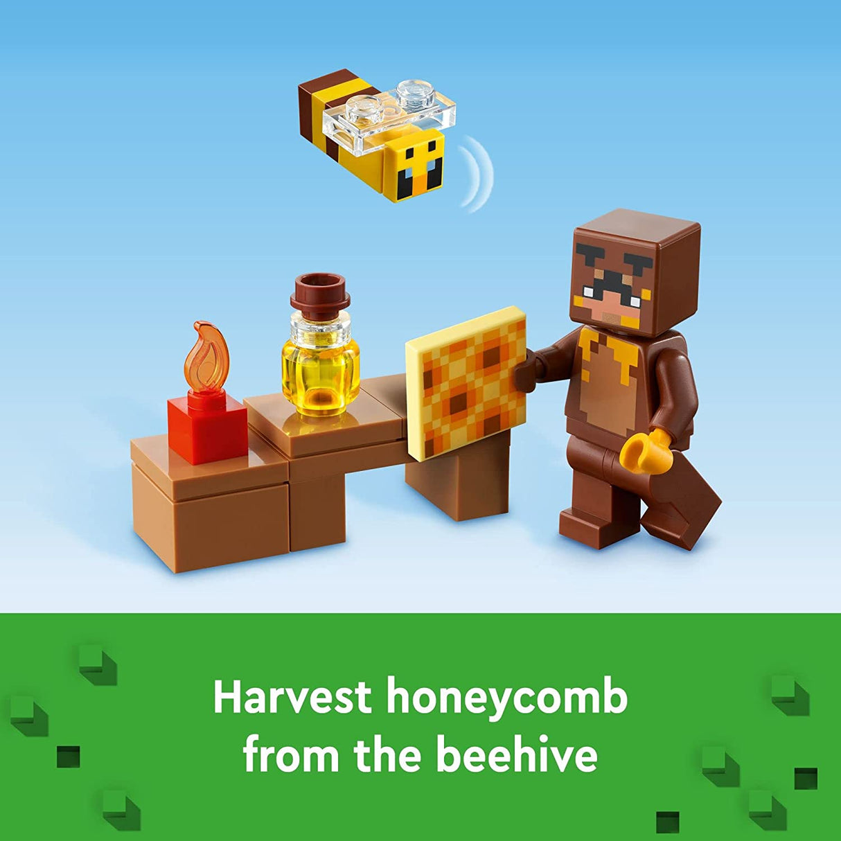 LEGO Minecraft The Bee Cottage 21241  (254 piezas)
