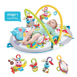 Yookidoo Gymotion Colchoneta de juego para sentarse Colchoneta de actividad infantil Juguete para bebé de 0 a 12 meses - DIGVICE MX