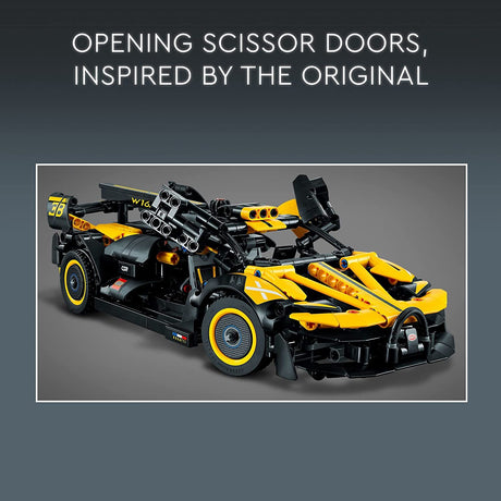 LEGO Technic Bugatti Bolide 42151 Juego de juguetes de construcción para niños, niños y niñas a partir de 9 años (905 piezas)
