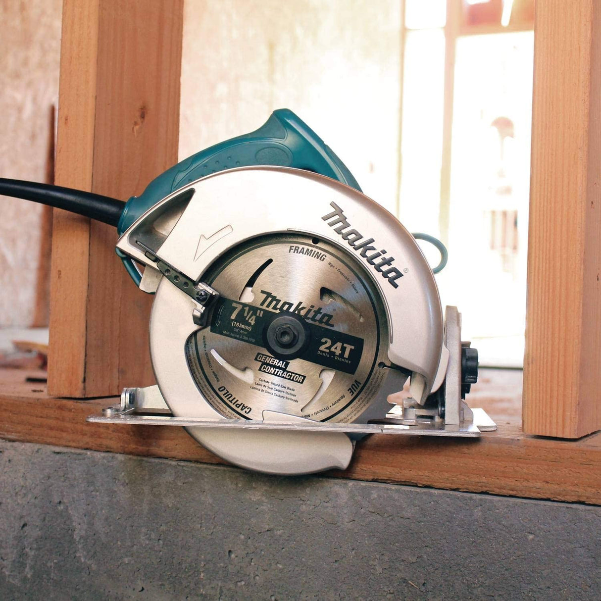 Makita 5007NK Sierra circular de 7-1/4 pulgadas, azul - DIGVICE MX