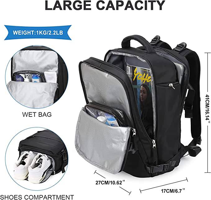 Coowoz - Mochila de viaje grande