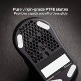 HyperX Pulsefire Haste: mouse para juegos, ultraligero, 59 g, carcasa de nido de abeja, diseño hexagonal, RGB, cable USB HyperFlex, hasta 16000 DPI, 6 botones programables