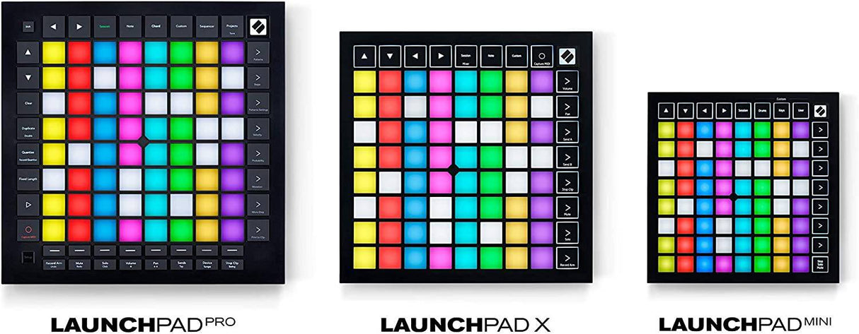 Novation Launchpad Mini [MK3] — Controlador MIDI portátil de 64 pads, controlador de rejilla USB para actuaciones de Ableton Live y Logic Pro