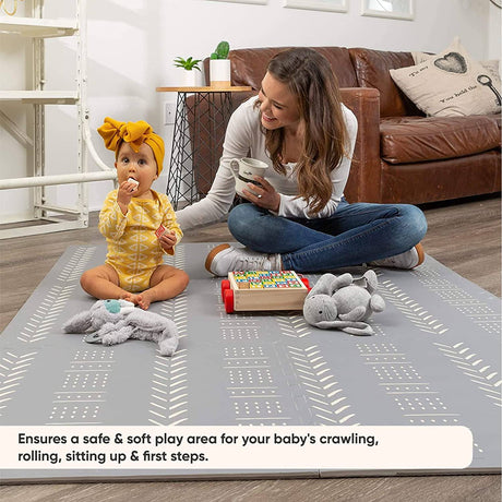 Childlike Behavior - Tapete de juego para bebé, extragrande, no tóxico, de espuma, con baldosas suaves entrelazadas, 72 x 48 pulgadas, tapete de piso para bebés, niños pequeños y niños - DIGVICE MX