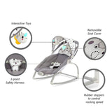 Dream On Me We Rock Infant Rocker II Perfect to Calm Baby, Comfy Time, Gray - DIGVICE MX