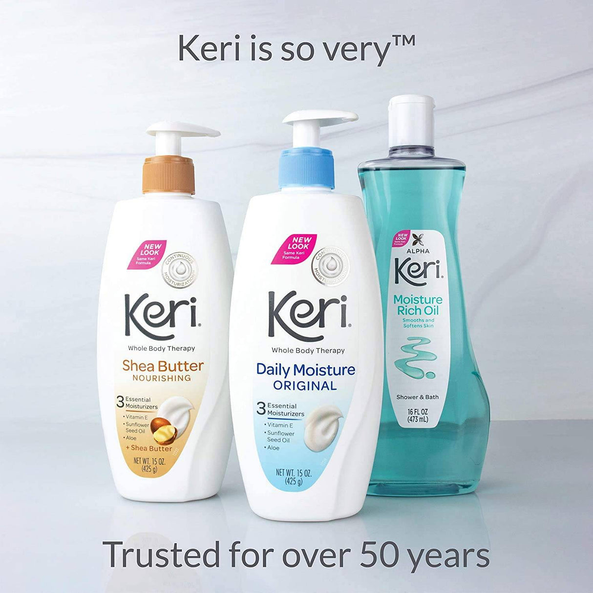 Keri - Aceite hidratante para ducha y baño, 16 onzas líquidas