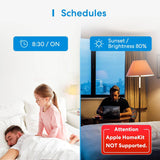 MEROSS Interruptor de atenuación inteligente de un solo polo - Meross Interruptor de luz WiFi inteligente para LED regulable, compatible con Alexa, Asistente de Google, cable neutro requerido 4PK - DIGVICE MX