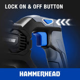Hammerhead Kit de sierra recíproca inalámbrica de 20 V con batería de 2,0 Ah, cargador, hoja para cortar madera - HCRS201 - DIGVICE MX
