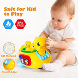LACCHOUFEE Juguetes para bebés, Pato musical para gatear - B0B9998DCQ