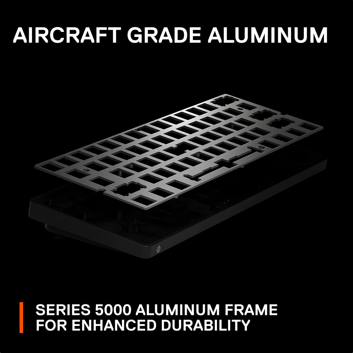 SteelSeries Apex Pro Mini Teclado mecánico para juegos – El teclado más rápido del mundo – Actuación ajustable – Factor de forma compacto del 60 % – RGB – Teclas PBT – USB-C