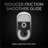 Logitech G PRO X SUPERLIGHT - Ratón inalámbrico para juegos, ultraligero, sensor HERO 25K, 25 600 DPI, 5 botones programables, batería de larga duración, compatible con PC/Mac - Blanco