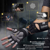 SIMARI  - Guantes de entrenamiento para hombres y mujeres, guantes de levantamiento de pesas con muñequeras, soporte para entrenamiento de gimnasia, protección completa de palma para fitness,