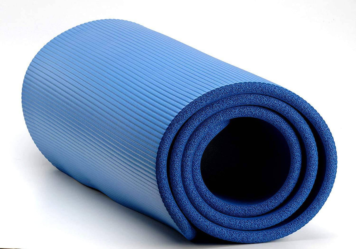 GoFit  - Colchoneta de Pilates | Esterilla de yoga multiusos - Esterilla de grado profesional de alta densidad extragruesa de 1/2 pulgada