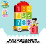 LEGO DUPLO My First Number Train - Juguete de construcción para aprender a contar - 10954