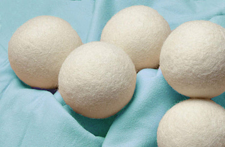 Nilu Bolas de lana para secadora, paquete de 6, tamaño XL, reutilizables, 100 % orgánicas de lana de cordero de Nueva Zelanda de primera calidad, suavizante de tela natural para la colada, reduce las arrugas y antiestático, hipoalergénico, sin químicos - DIGVICE MX