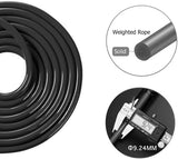 Redify - Cuerda de saltar ponderada para entrenamiento físico (1 libra), cuerda de saltar de velocidad rápida con rodamiento de bolas sin enredos