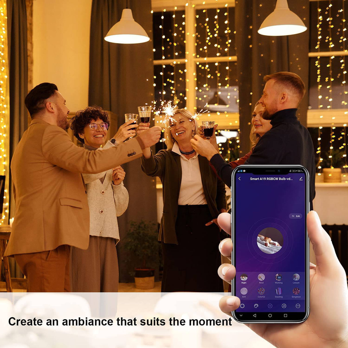 Minoston Bombilla inteligente, bombilla LED Alexa WiFi, cambio de color A19 RGBCW, 2700K-6500K multicolor regulable, funciona con Alexa y Google Assistant, 2,4 GHz, 800 lm, 9 W, E26, no requiere concentrador (MB10TW) - DIGVICE MX