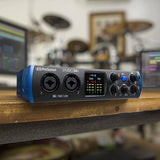 PreSonus Studio 24c 2x2, 192 kHz, interfaz de audio USB con Studio One Artist y software de grabación DAW Ableton Live Lite