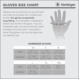 Harbinger Power - Guantes de levantamiento de pesas para mujer con malla elástica y palma de piel (1 par)