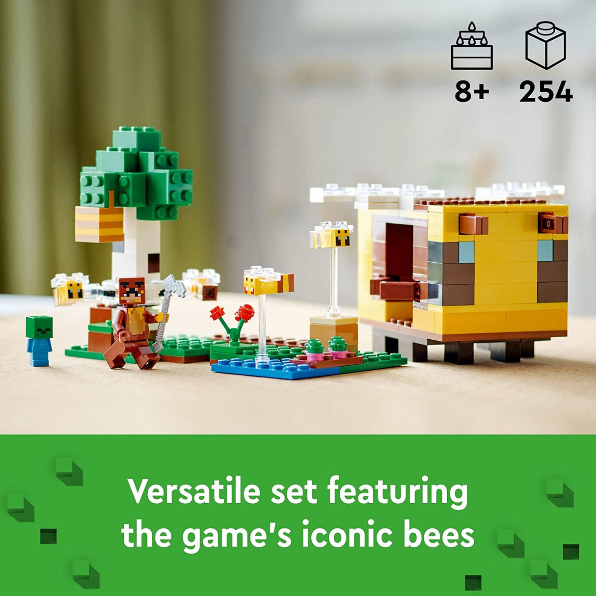 LEGO Minecraft The Bee Cottage 21241  (254 piezas)