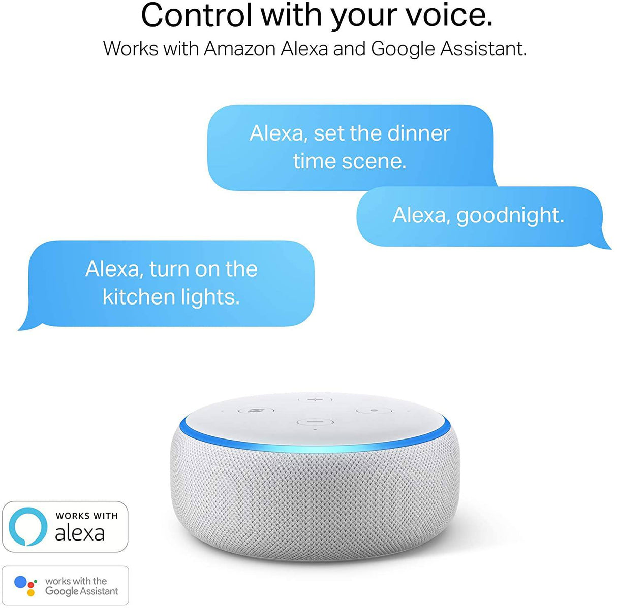 Kasa Bombilla inteligente , 850 lúmenes, bombilla LED WiFi regulable que cambia a todo color compatible con Alexa y Google Home, A19, 9,5 W, 2,4 Ghz solamente, no requiere concentrador, 1 paquete (KL130) - DIGVICE MX