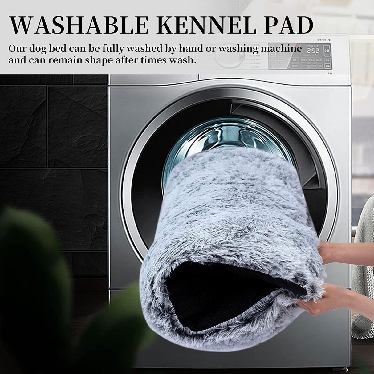 Sycoodeal - Alfombrilla para cama de perro, cama de felpa suave para perro, cama lavable para jaula de perro. - DIGVICE MX