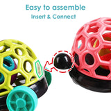 iPlay, iLearn Baby Train Soft Ball Sonajero Juguetes, Infantil Musical Push Go Car Sonajeros, Desarrollo Agarre Sensorial - B09T32W228