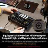 MAONO - Paquete de equipo de podcast-Interfaz de audio-Micrófono de condensador MaonoCaster-Estudio de producción de podcast todo en uno para grabación, transmisión (AME2A)