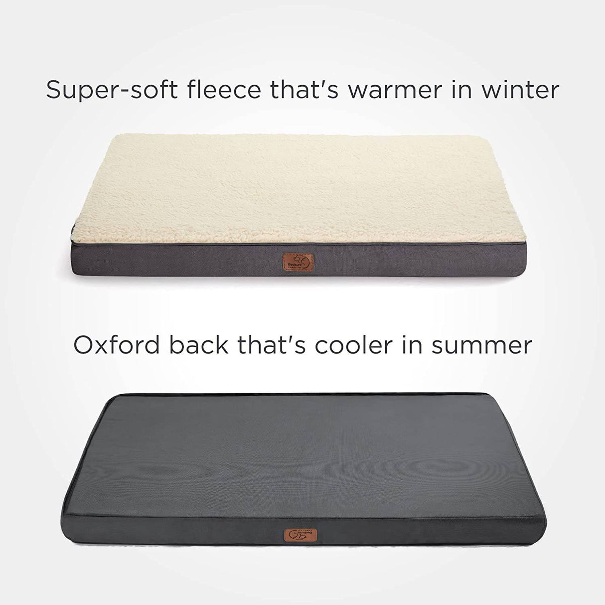 Bedsure - Cama ortopédica grande de espuma para perros, espuma ortopédica para huevos con funda extraíble y lavable, alfombrilla para mascotas resistente al agua - DIGVICE MX