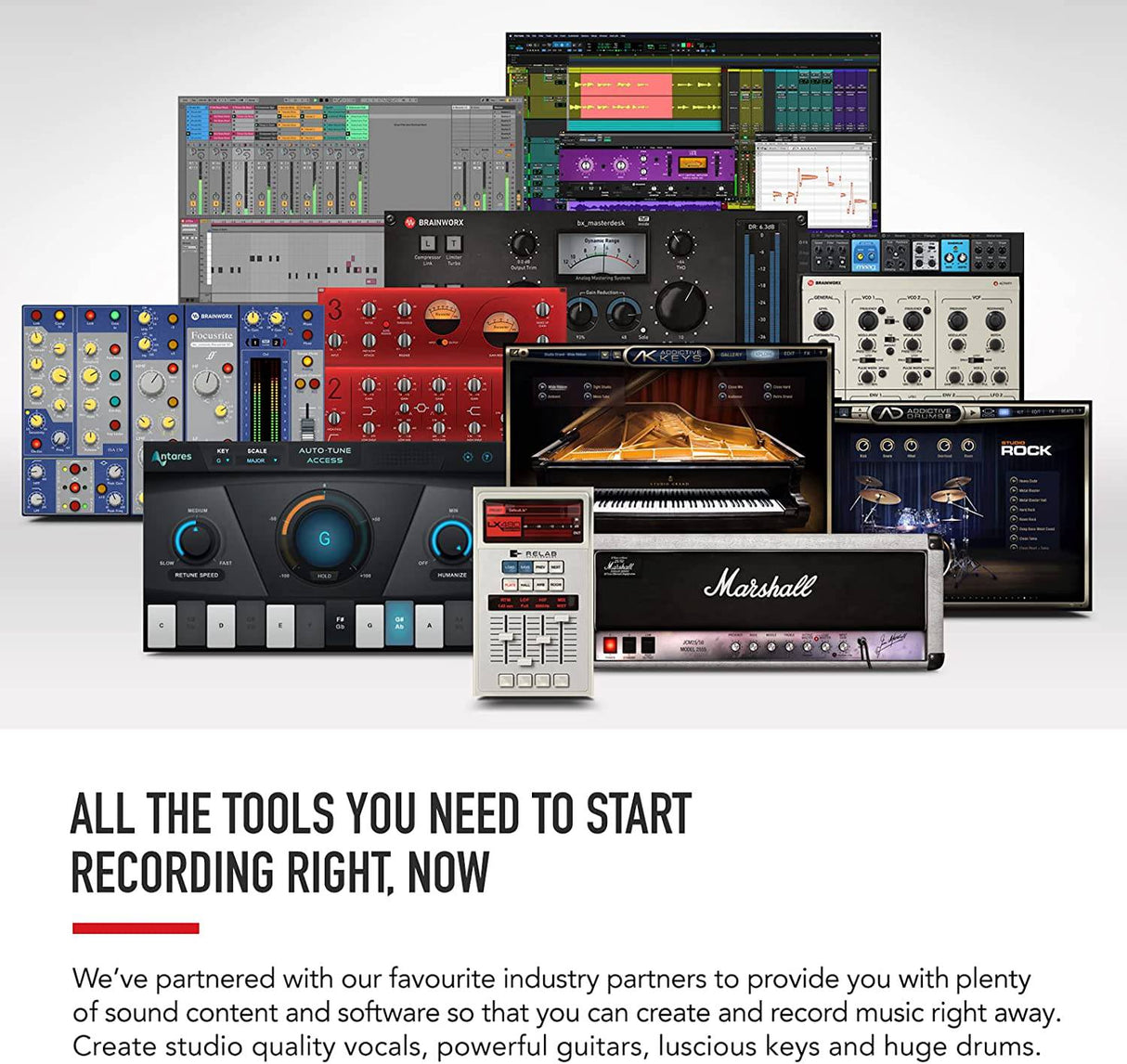 Focusrite Scarlett Interfaz de audio USB Solo de 3.ª generación, para guitarristas, vocalistas, creadores de podcasts o productores: alta fidelidad, grabación con calidad de estudio y todo el software que necesita para grabar