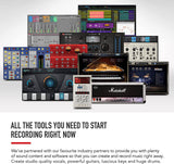 Focusrite Scarlett Interfaz de audio USB Solo de 3.ª generación, para guitarristas, vocalistas, creadores de podcasts o productores: alta fidelidad, grabación con calidad de estudio y todo el software que necesita para grabar