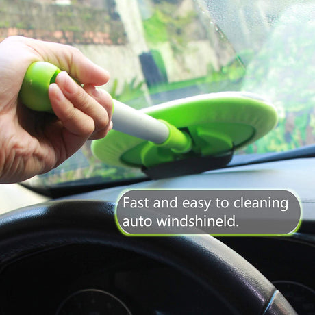 Konpard - Juego de 7 cepillos para lavado de autos con mango largo de aleación de aluminio de 42.5 in, kit de lavado de autos, cuidado del automóvil, limpieza exterior e interior, cepillo para llantas,