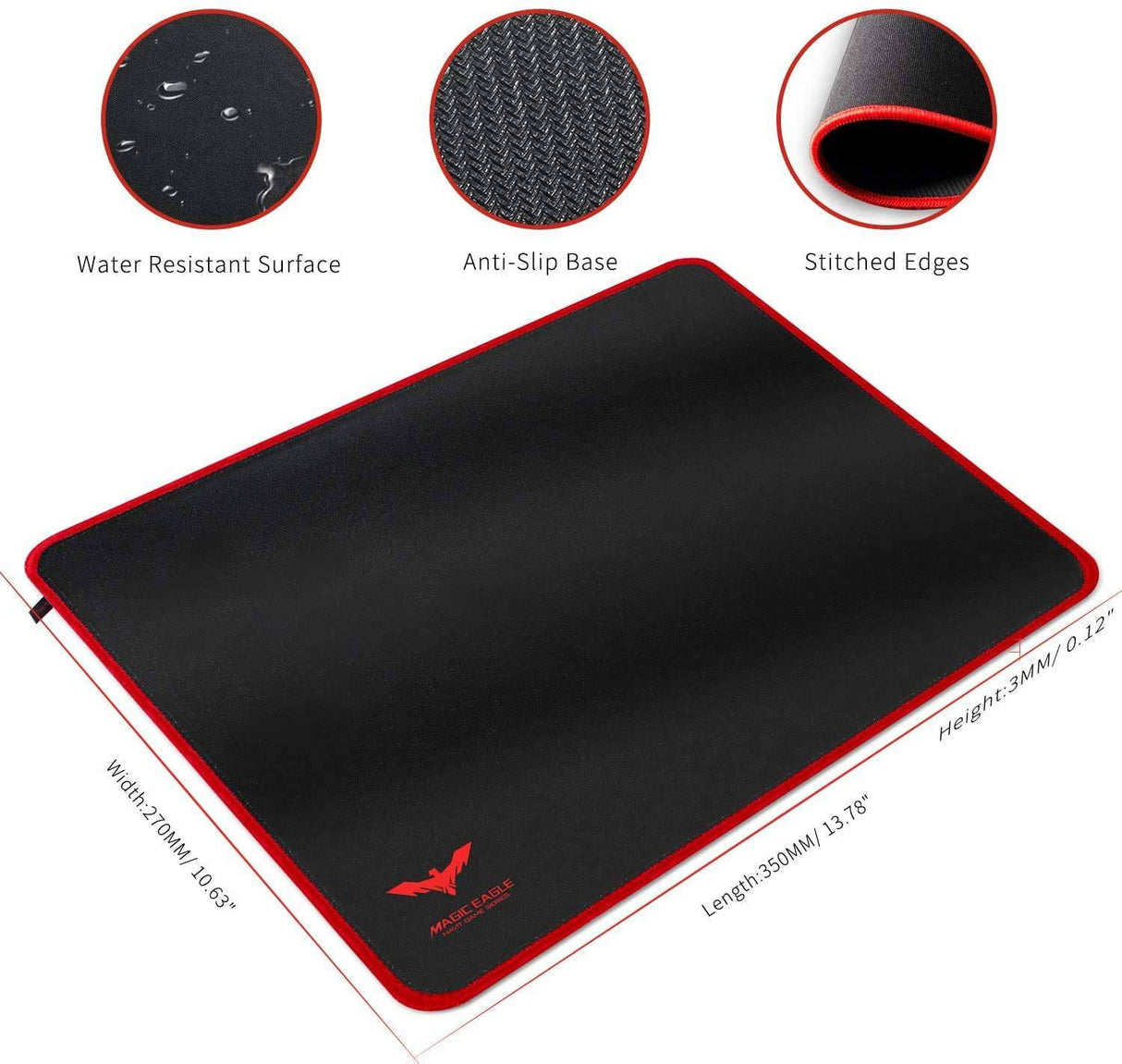 Havit Gaming Keyboard Mouse Headset & Mouse Pad Kit, Rainbow LED Backlit Wired, Over Ear Headphone con micrófono para PC, computadora portátil y más