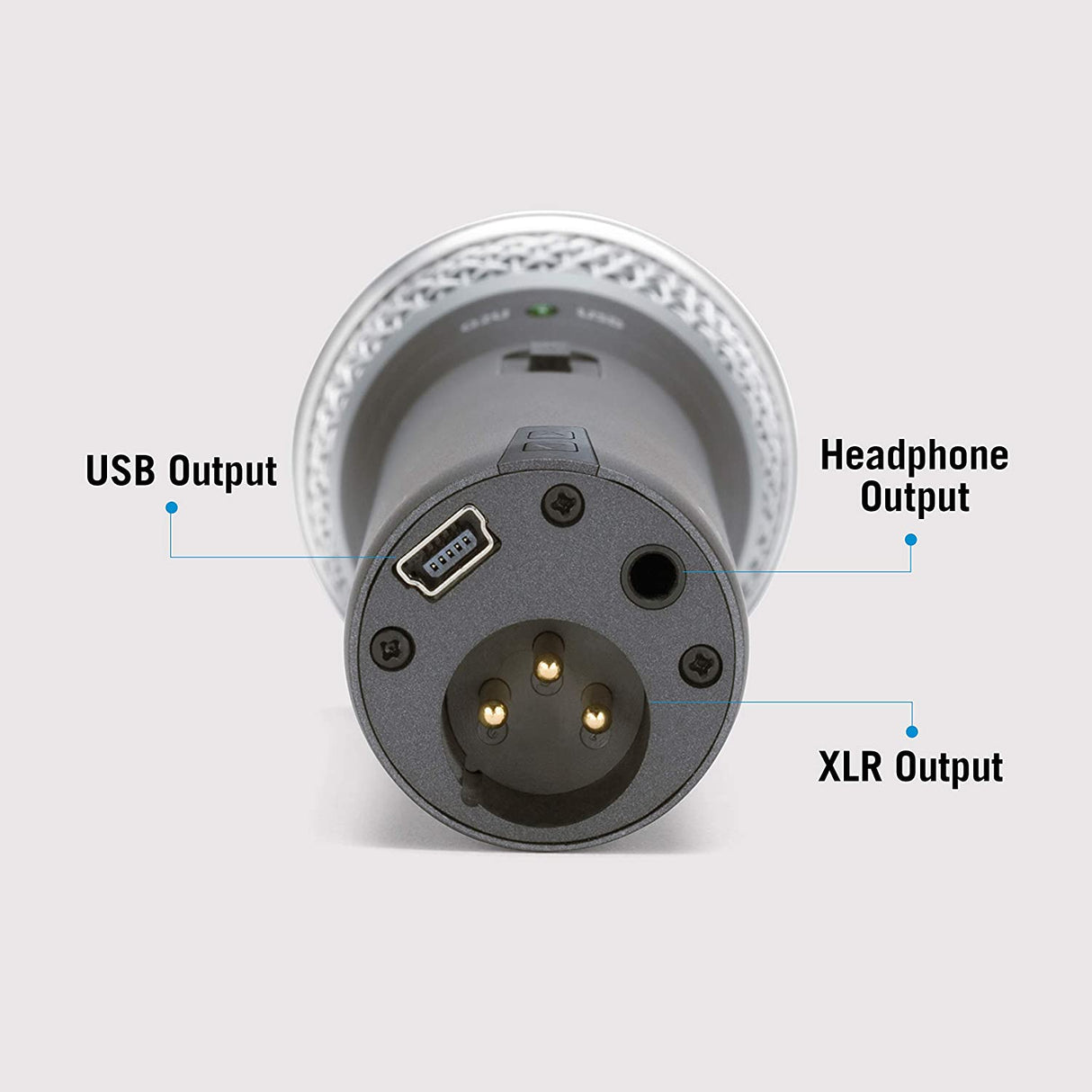 Samson Technologies Q2U USB/XLR Dynamic Microphone Recording and Podcasting Pack (incluye clip para micrófono, soporte de escritorio, parabrisas y cables), plateado