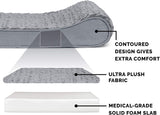 Furhaven Camas ortopédicas, de gel y de espuma viscoelástica para perros pequeños, medianos y grandes - Colchón ergonómico Contour Luxe Lounger Dog Bed y más LARGE - DIGVICE MX