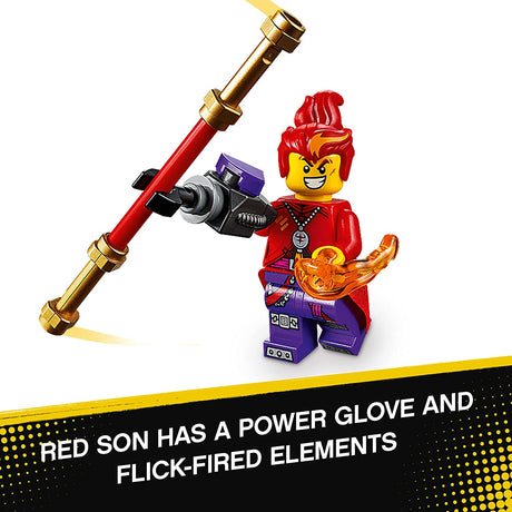 LEGO Monkie Kid Red Son's Inferno Jet 80019 Kit de construcción (299 piezas)