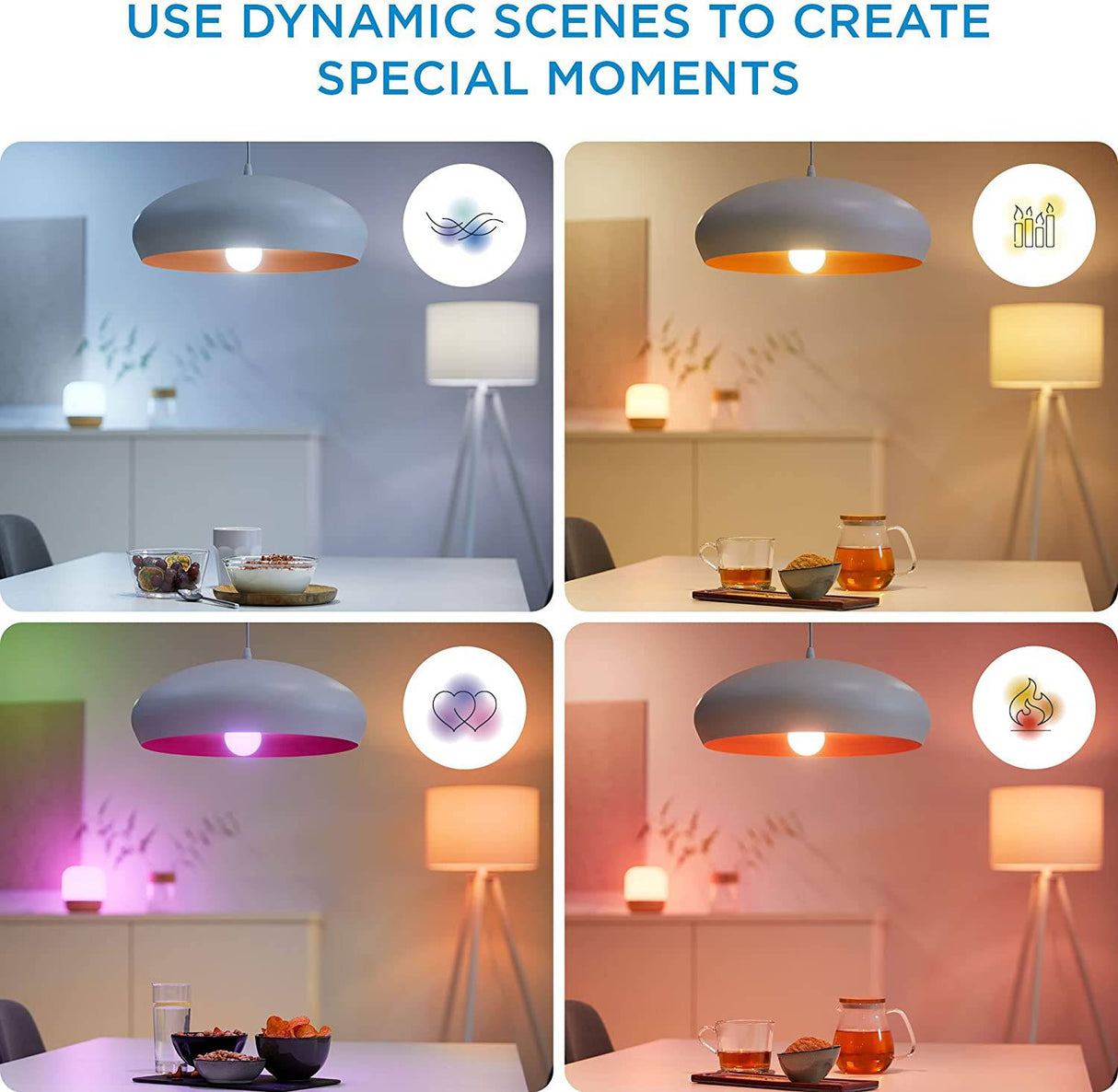 WiZ Connected 9ft Smart WiFi Color LightStrip Base Kit Plus Extension, 16 millones de colores, compatible con Alexa y Google Home Assistant, no requiere concentrador - DIGVICE MX