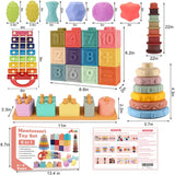 AZEN juguetes educativos de aprendizaje, juguetes Montessori, para bebés de 0 a 3 años - B0BHNSVVDN