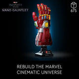 LEGO Marvel Nano Gauntlet 76223 Iron Man Building Set para adultos (680 piezas)
