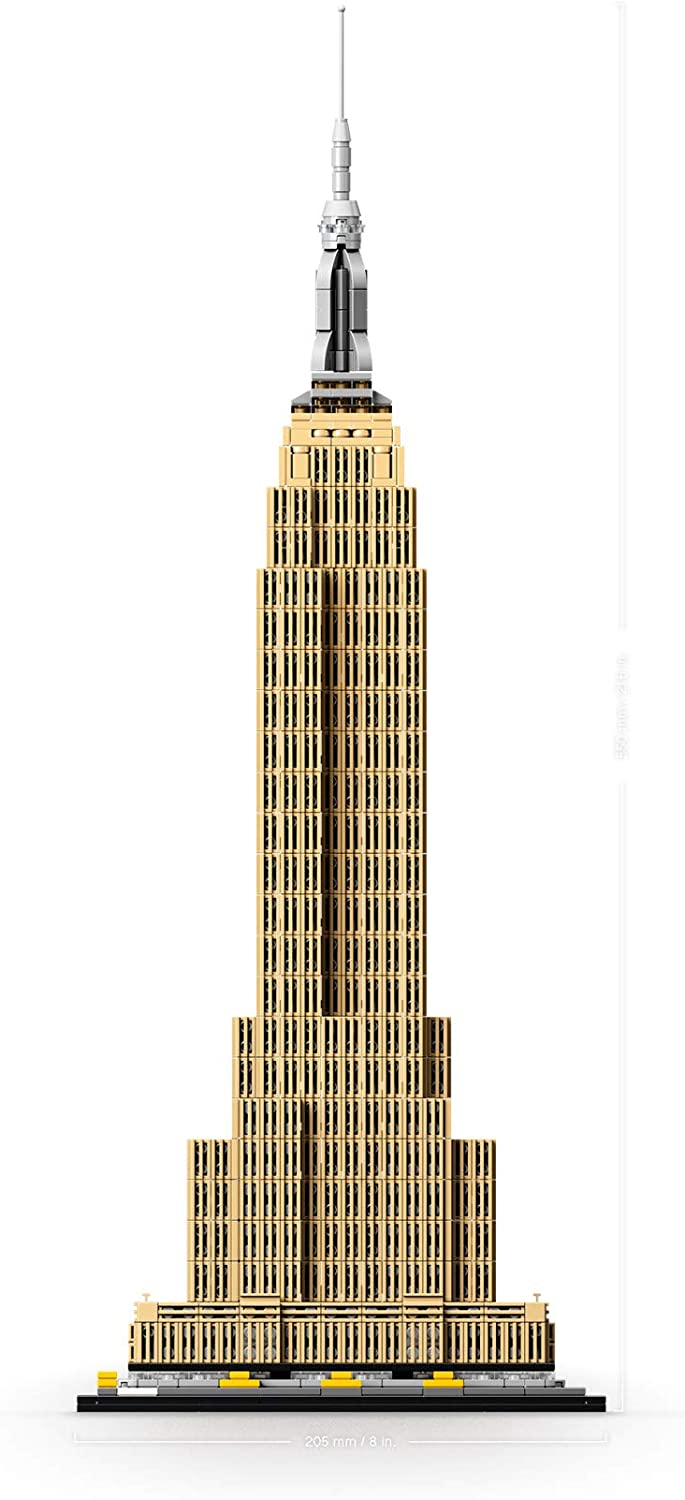 LEGO Architecture Empire State Building 21046 New York City Skyline Architecture Model Kit para adultos y niños, Build It Yourself Model Skyscraper (1767 piezas)