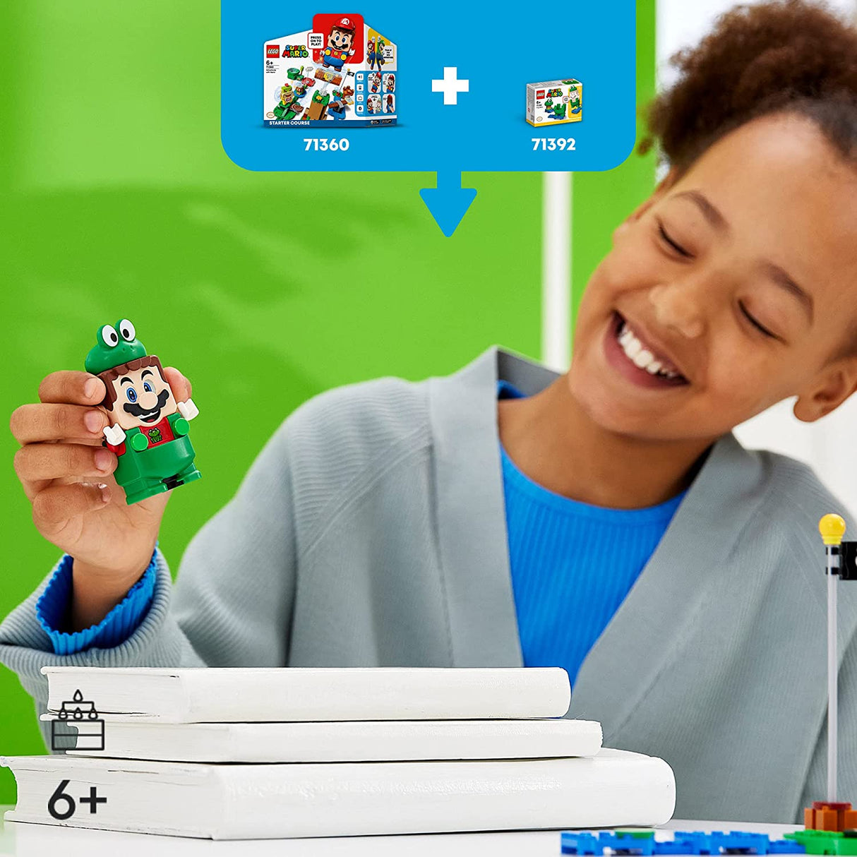 LEGO Super Mario Frog Mario Power-Up Pack 71392  (11 piezas)